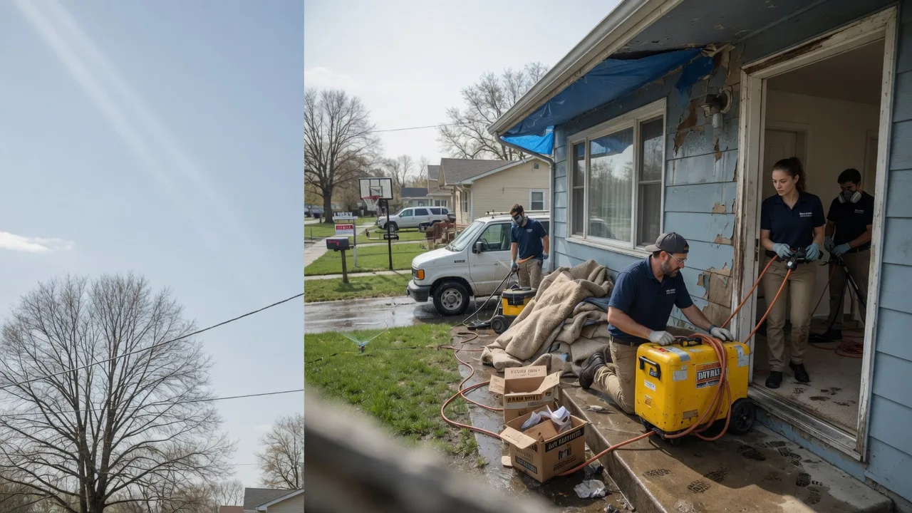 Basement Flood Cleanup in Urich, MO near me